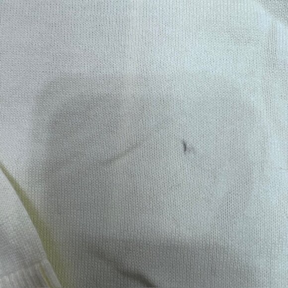 Neq-Women Tommy Hilfiger Pull-Over Sweater Pale Yellow V Neck Cotton XLT ( 23 - Picture 6 of 8